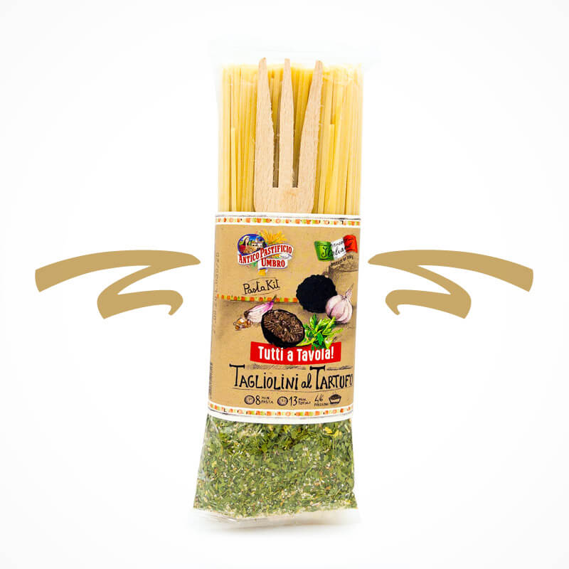 Authentisch, italienisches Pasta Set mit Trüffelgewürz